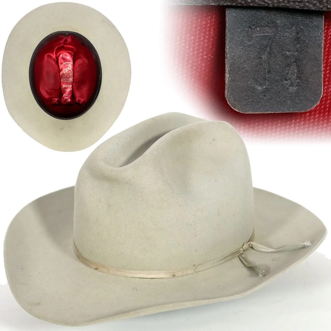 Cattleman vintage Resistol 5X chapeau de cowboy castor